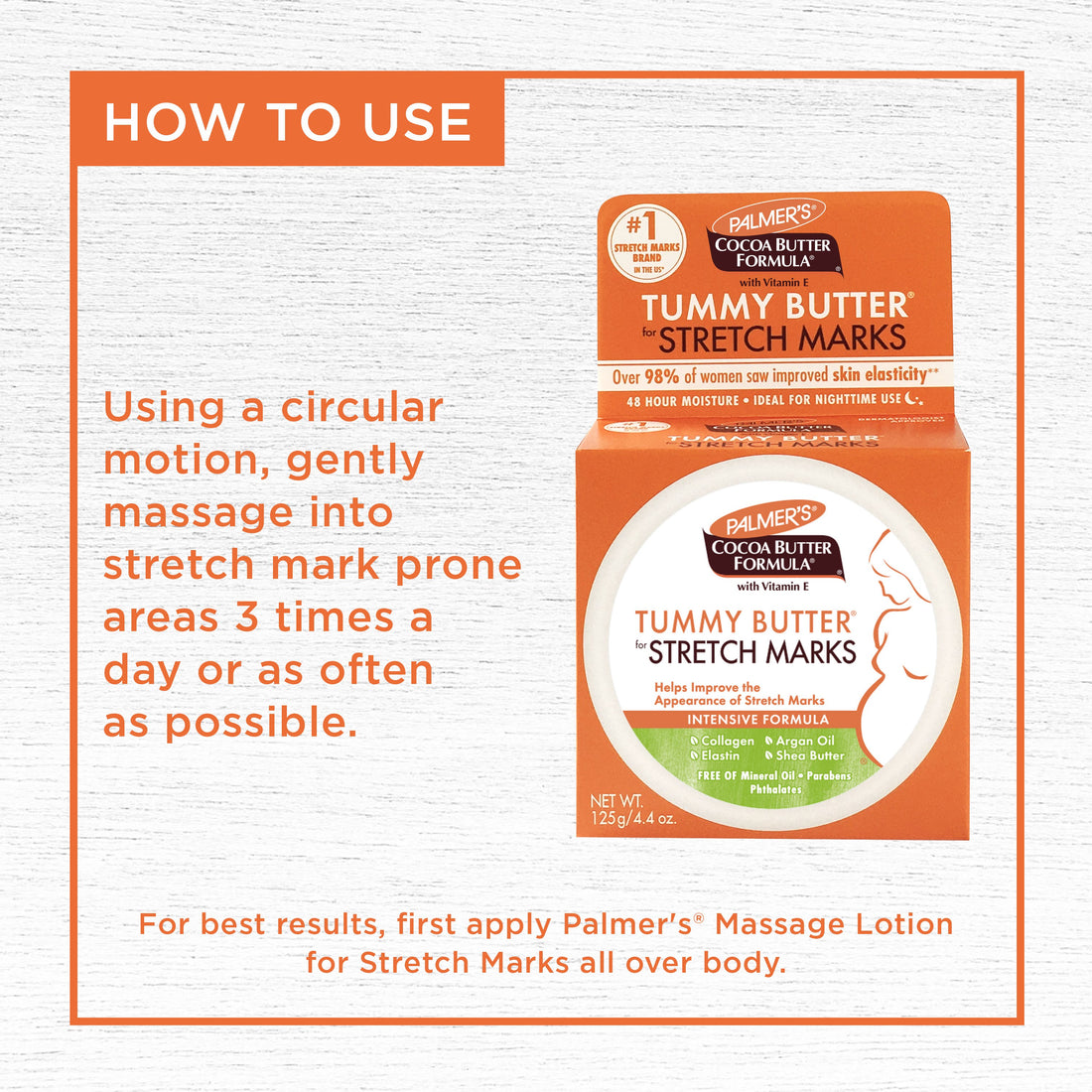 Palmer's Cocoa Butter Tummy Butter For pregnancy Stretch Marks intensive Formula 125g