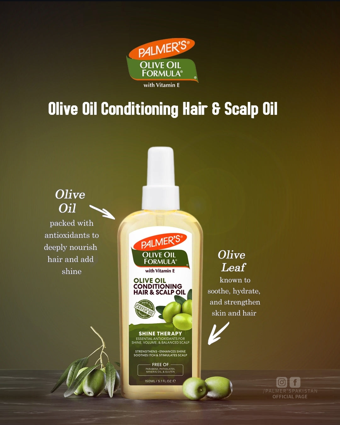 Palmer's Olive Oil Conditioning Hair and Scalp Oil 150ml – Aslam Beauty