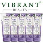 Vibrant Beauty Mini Spa Kit – Lavender & Mint – Pack of 5 – Aslam Beauty