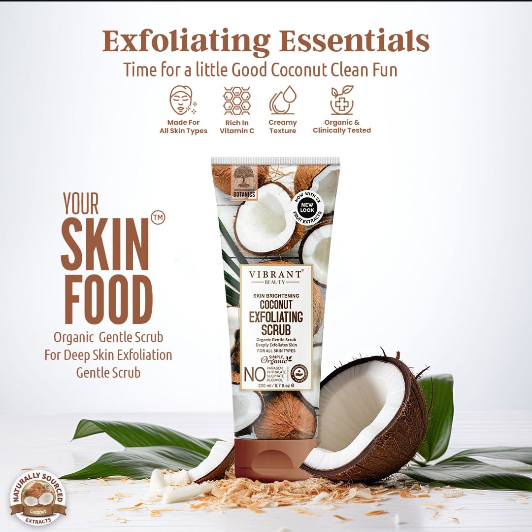 Vibrant Beauty Coconut Exfoliating Scrub – Aslam Beauty