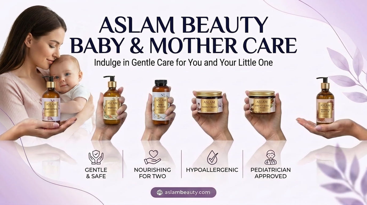 Beauty product in use
