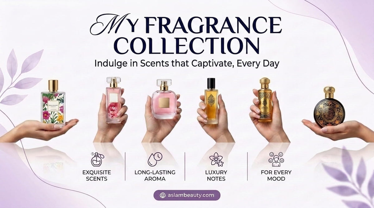 Beauty product in use