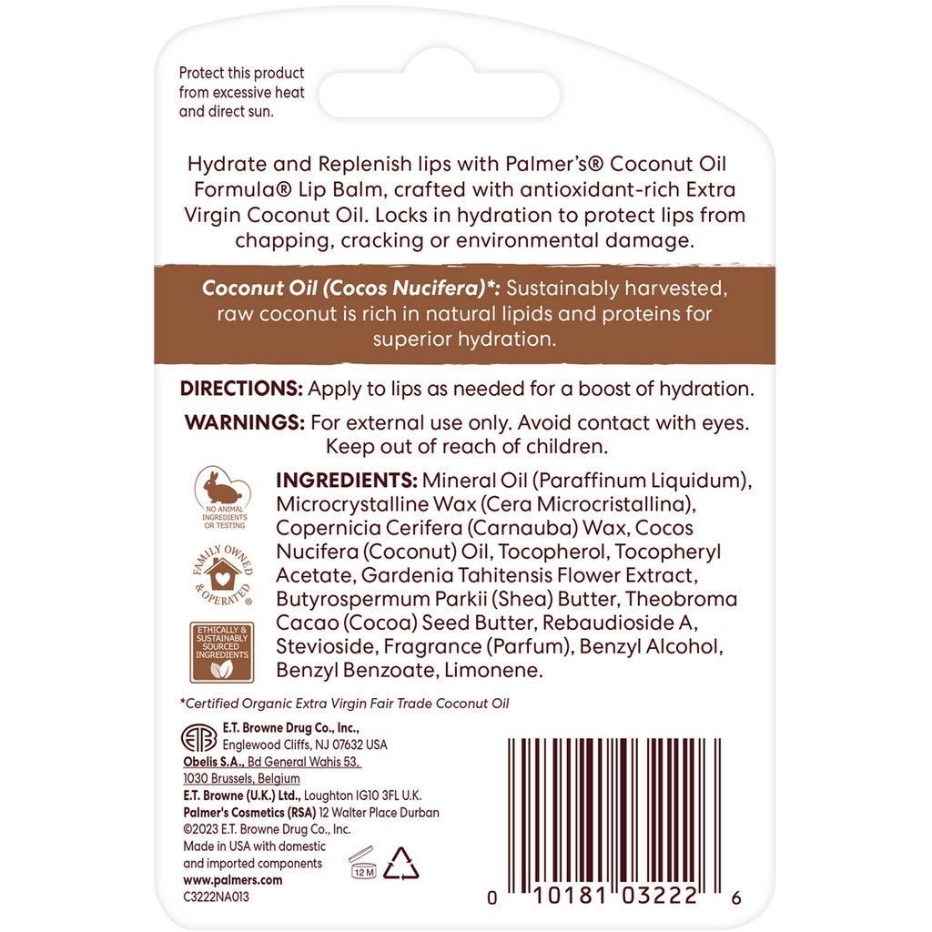 Palmer's Cocoa Butter Original Ultra Moisturizing Lipbalm – Aslam Beauty