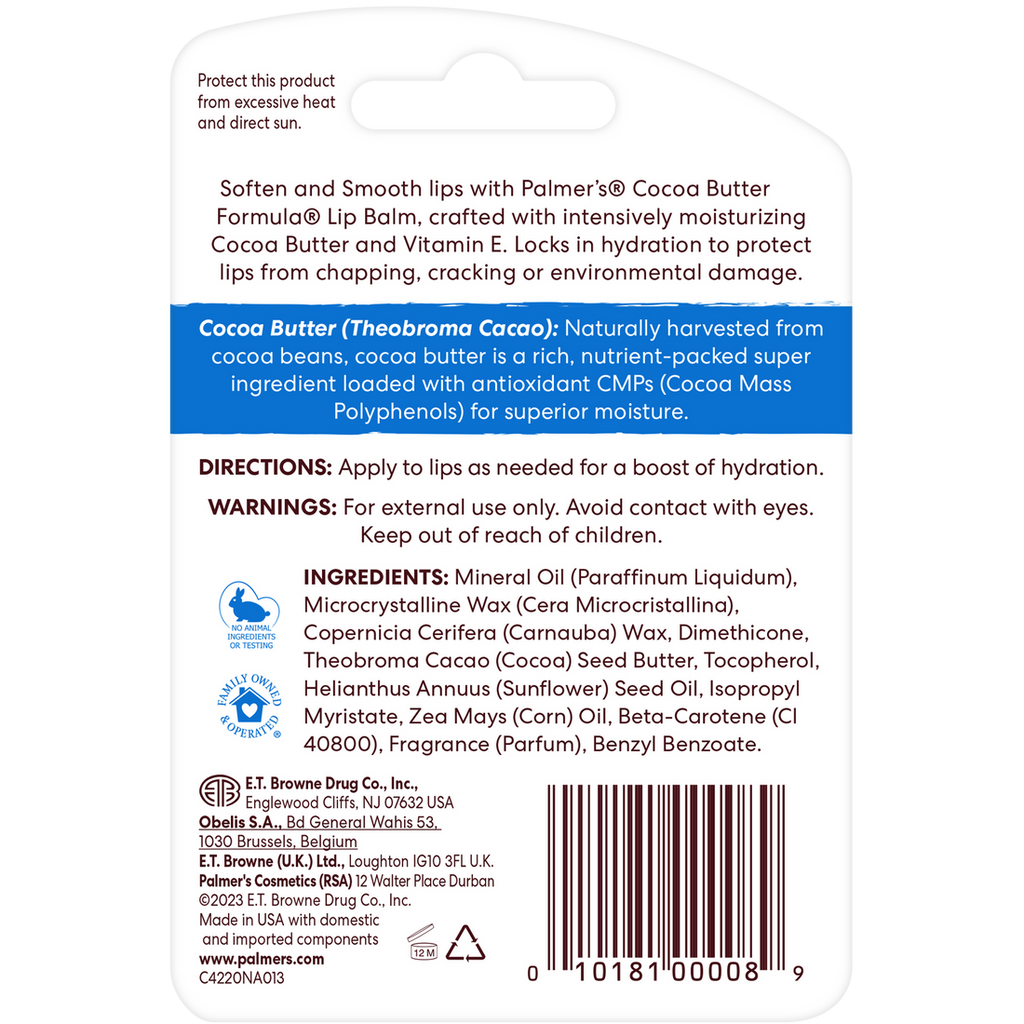 Palmer's Cocoa Butter Original Ultra Moisturizing Lipbalm – Aslam Beauty