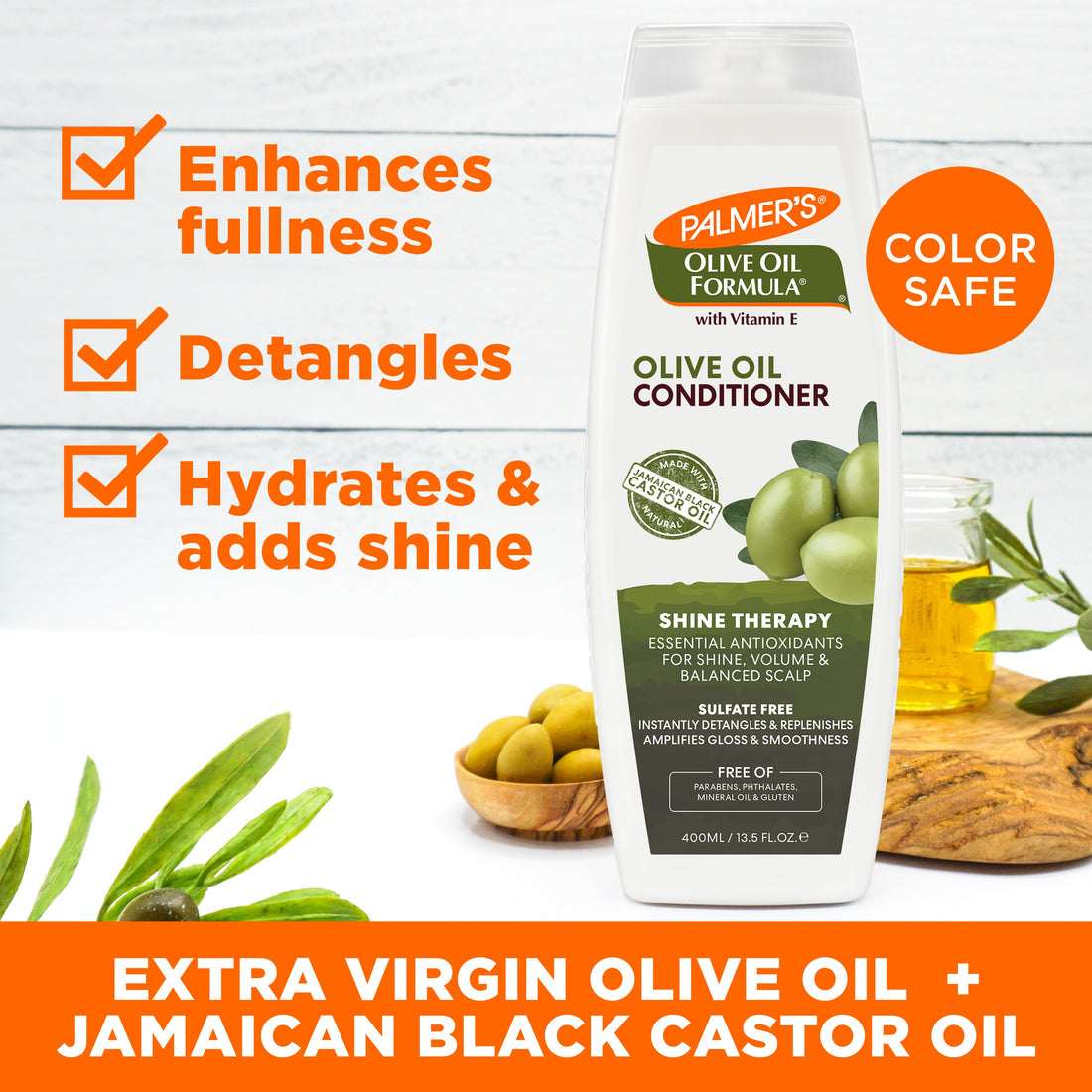 Palmer's Olive Oil Formula Shine Therapy for Shine - Volume – Shampoo & Conditioner – Aslam Beauty