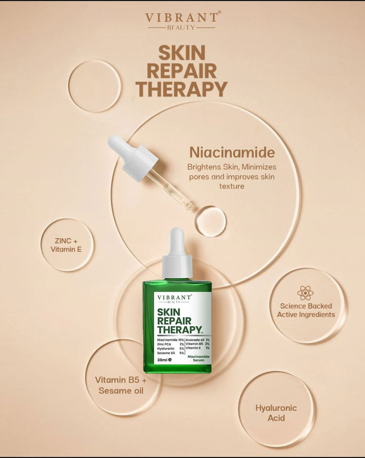 Vibrant Beauty Skin Repair Therapy Niacinamide Serum (30ml) – Aslam Beauty