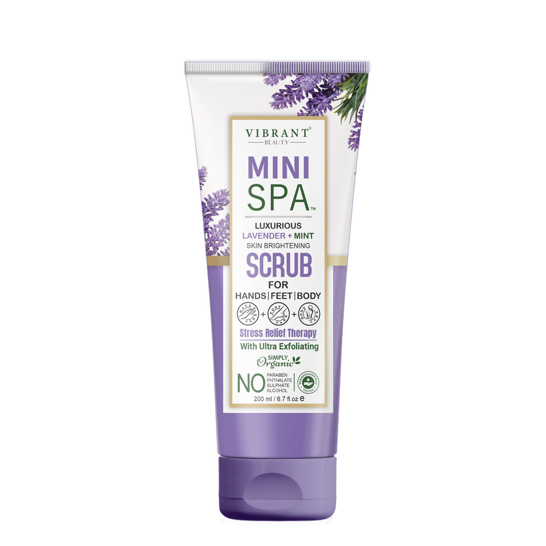 Vibrant Beauty Mini Spa Kit – Lavender & Mint – Scrub – Aslam Beauty