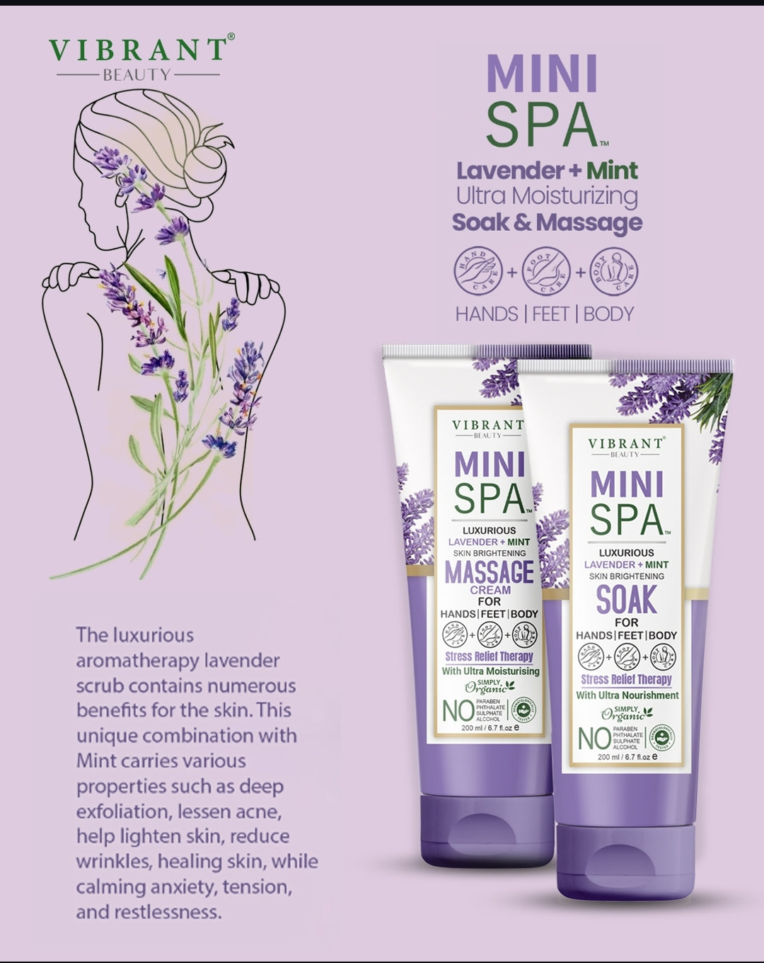 Vibrant Beauty Mini Spa Massage Cream & Soak – Aslam Beauty