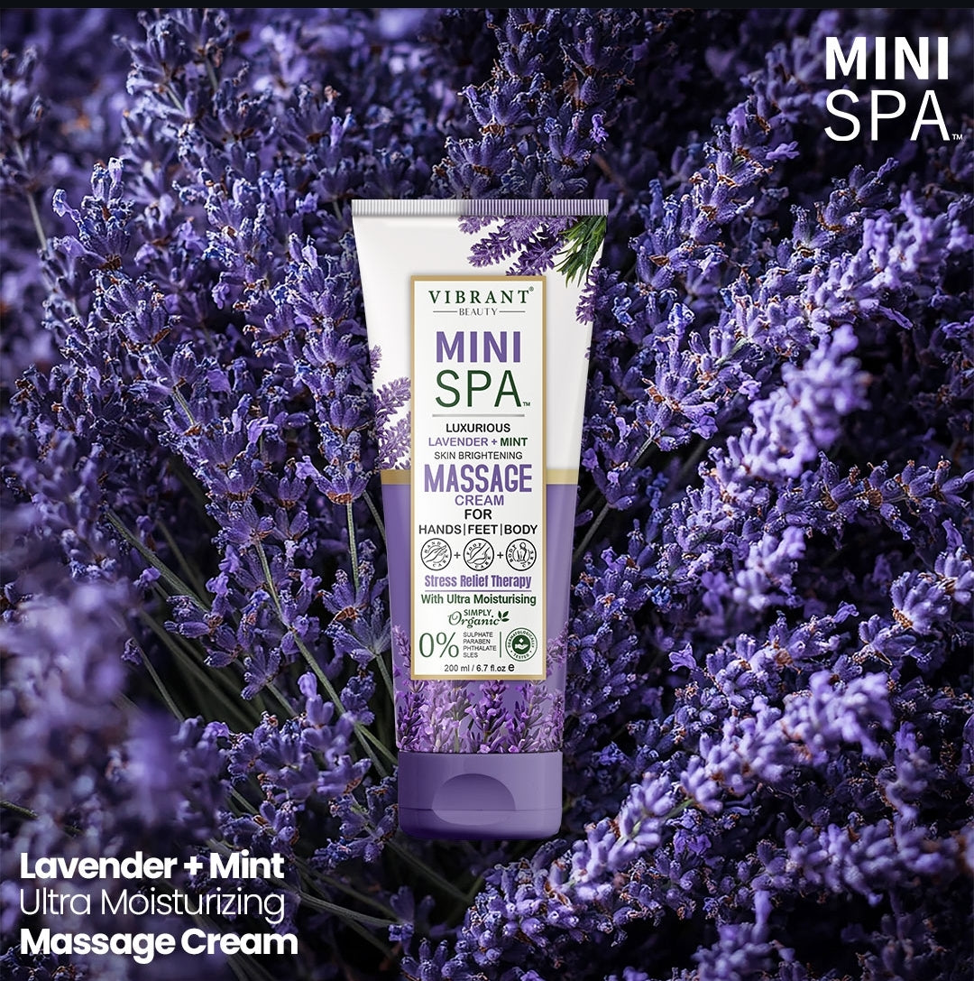 Vibrant Beauty Mini Spa Massage Cream & Soak – Soak & Massage Combo – Aslam Beauty
