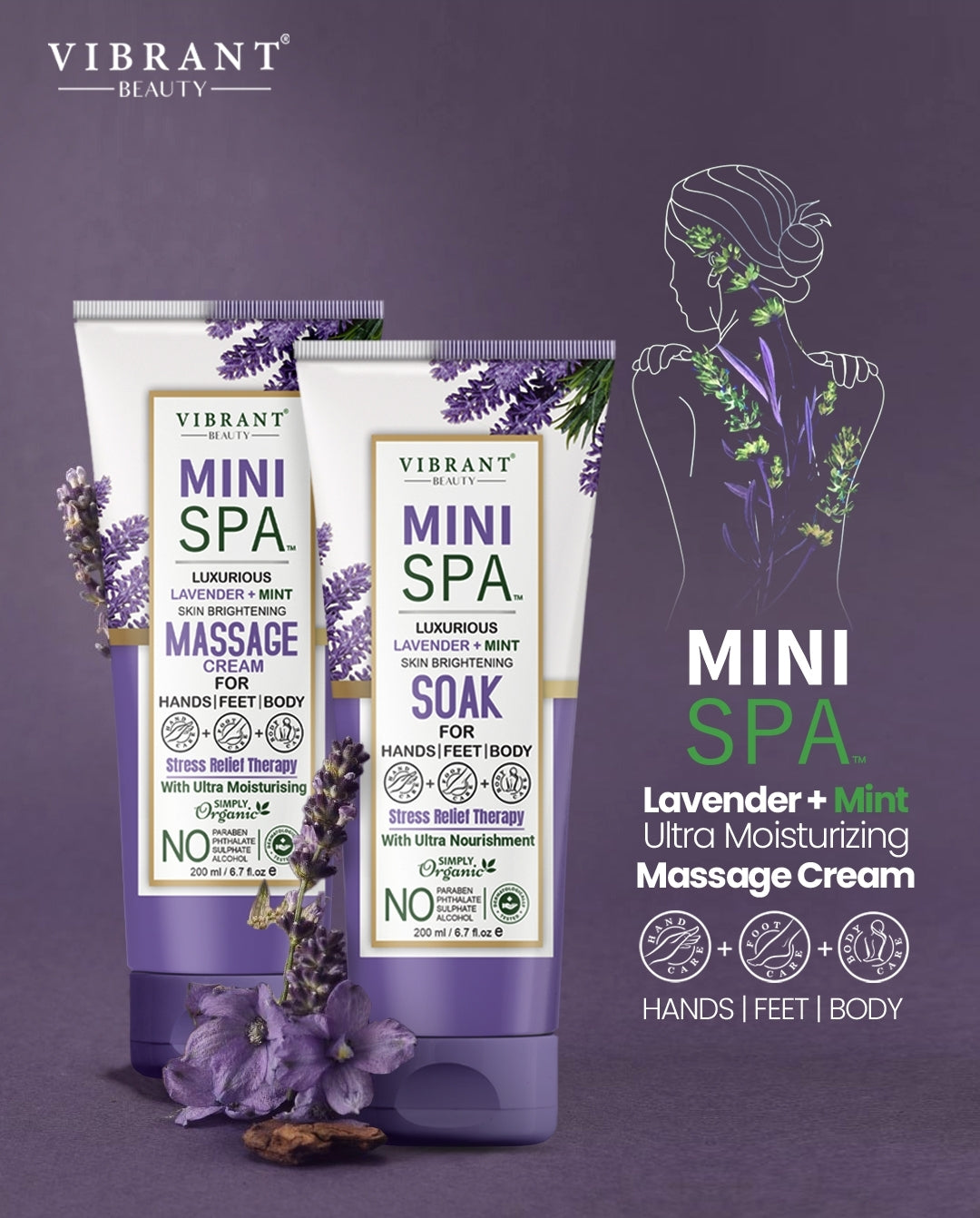 Vibrant Beauty Mini Spa Massage Cream & Soak – Soak – Aslam Beauty
