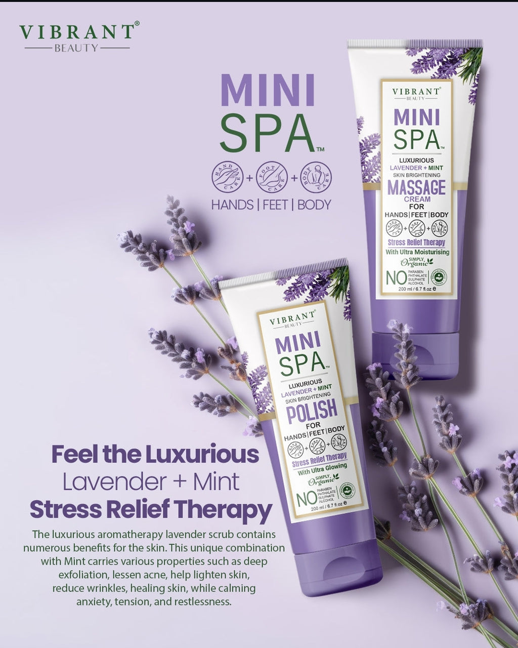 Vibrant Beauty Stress Relief Therapy Mini Spa – Aslam Beauty