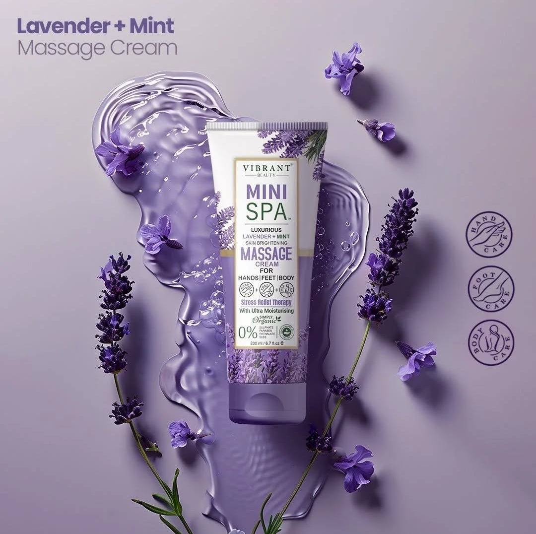Vibrant Beauty Stress Relief Therapy Mini Spa – Massage & Polish – Aslam Beauty