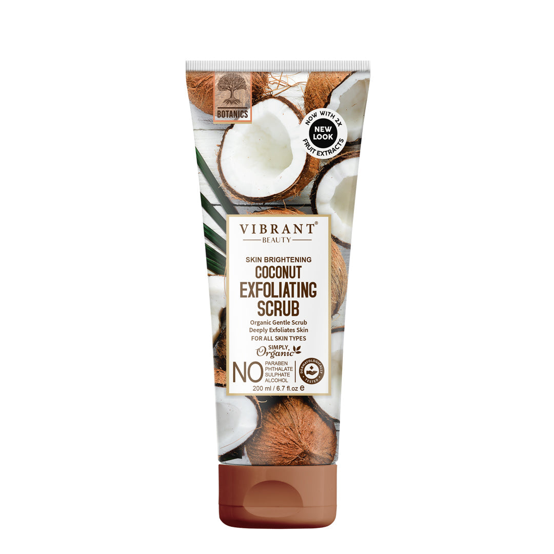 Vibrant Beauty Skin Brightening Coconut Hydrating Facewash – Scrub Only – Aslam Beauty