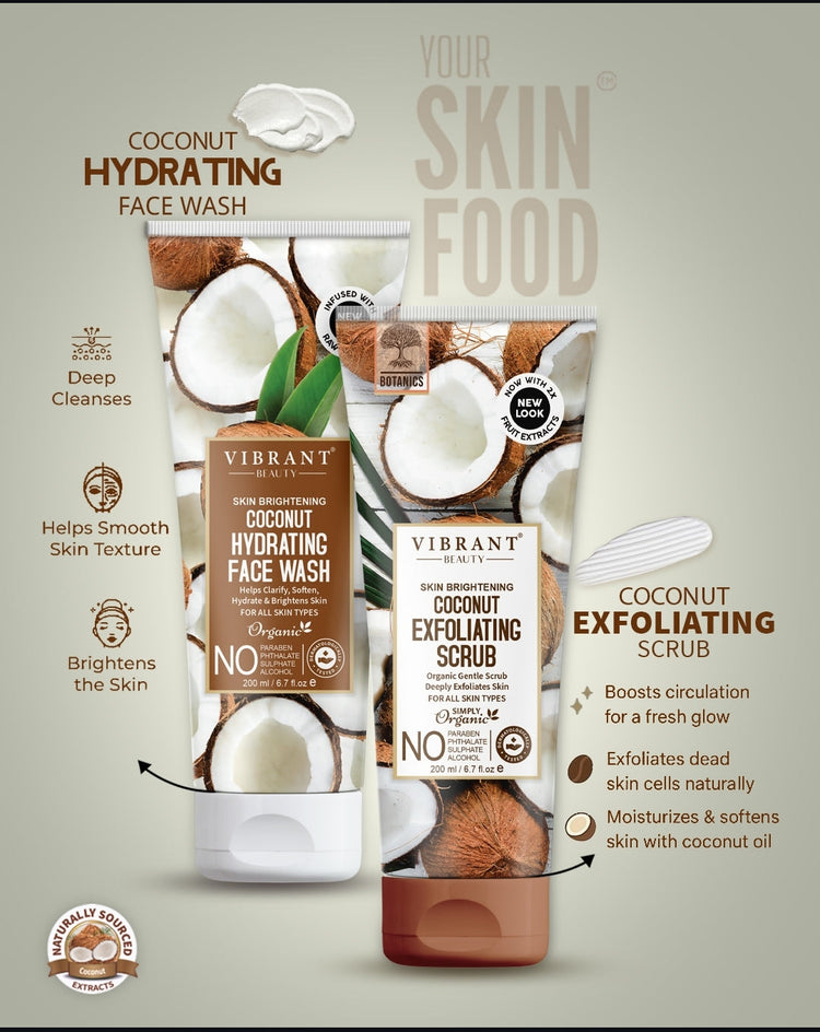 Vibrant Beauty Skin Brightening Coconut Hydrating Facewash – Combo Deal – Aslam Beauty