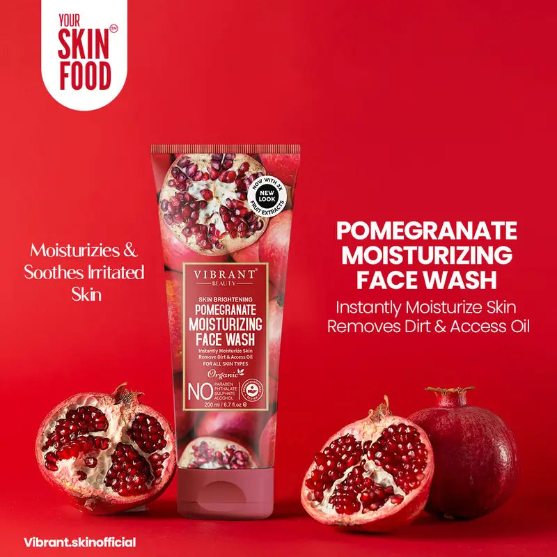 Vibrant Beauty Pomegranate Moisturizing Face Wash – Aslam Beauty