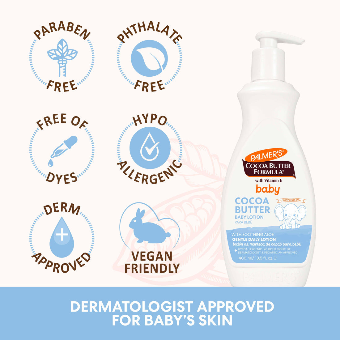 Palmer's Cocoa Butter Baby Lotion with Aloe – Aslam Beauty
