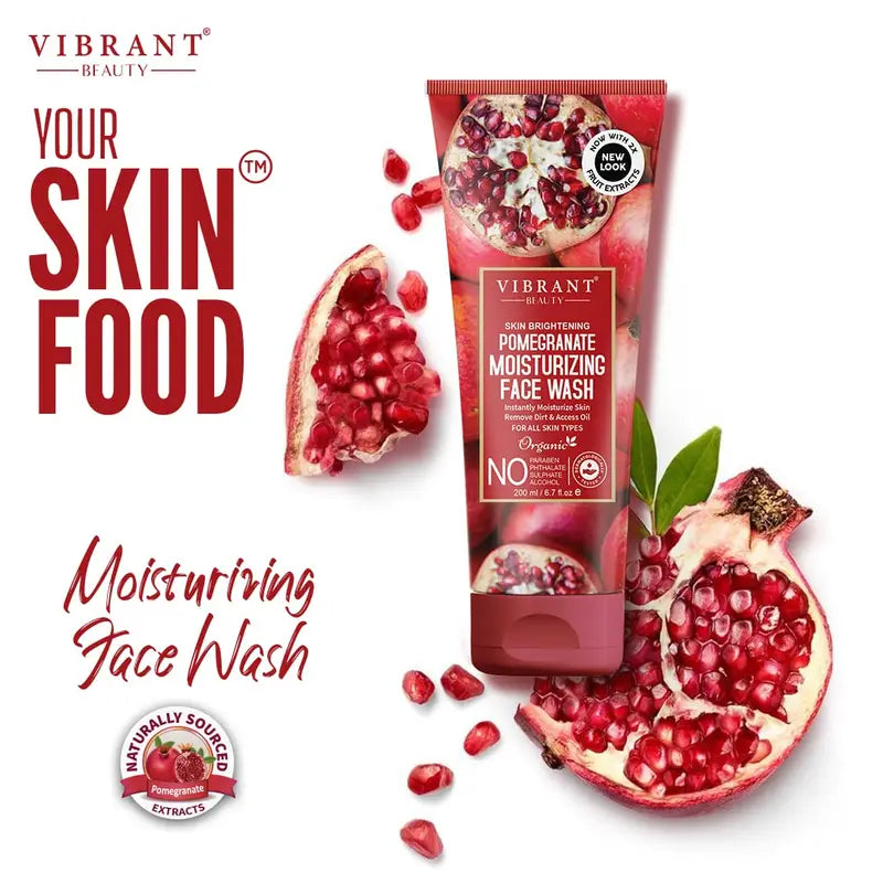 Vibrant Beauty Pomegranate Moisturizing Face Wash – Aslam Beauty