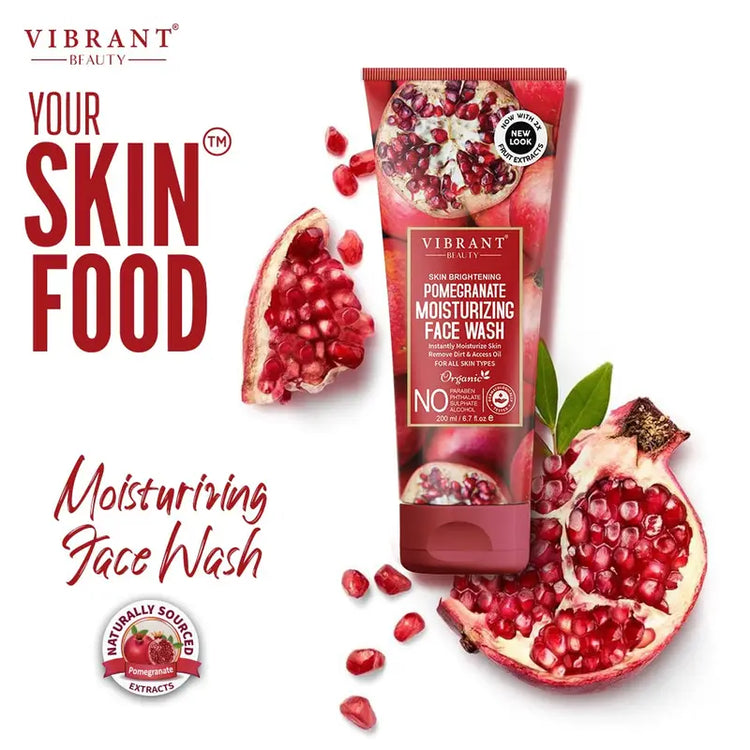 Vibrant Beauty Pomegranate Moisturizing Face Wash – Aslam Beauty
