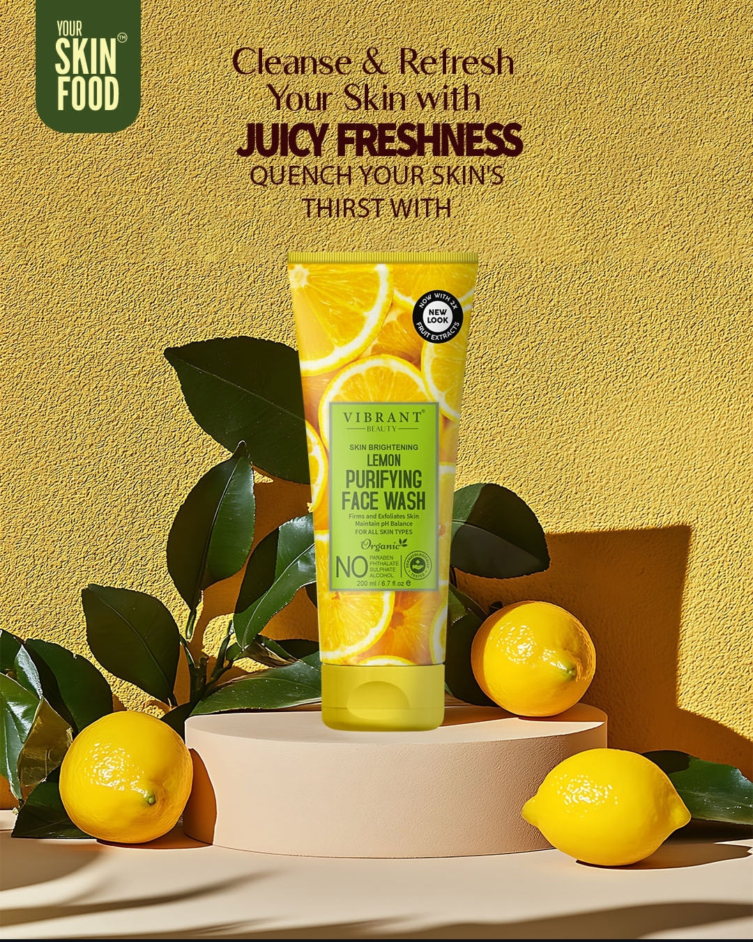 Vibrant Beauty Lemon Purifying Face Wash – Aslam Beauty