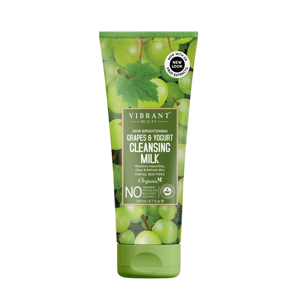 Vibrant Beauty Grapes & Yogurt Cleansing Milk – Aslam Beauty