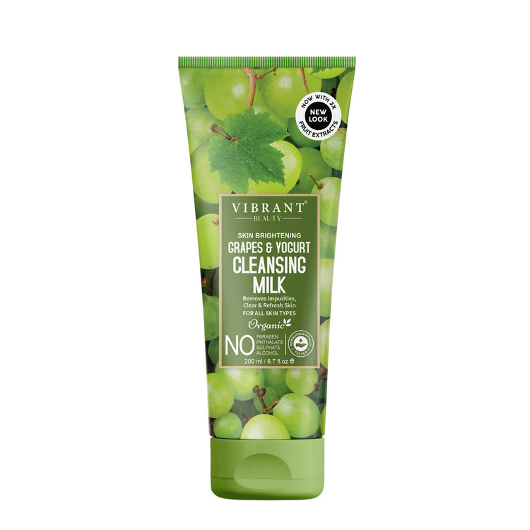 Vibrant Beauty Grapes & Yogurt Cleansing Milk – Aslam Beauty