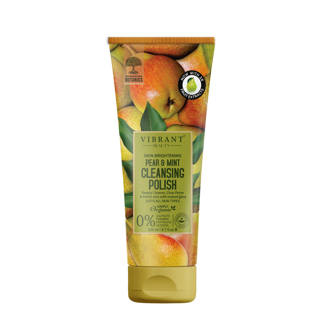 Vibrant Beauty Pear & Mint Cleansing Polish – Aslam Beauty