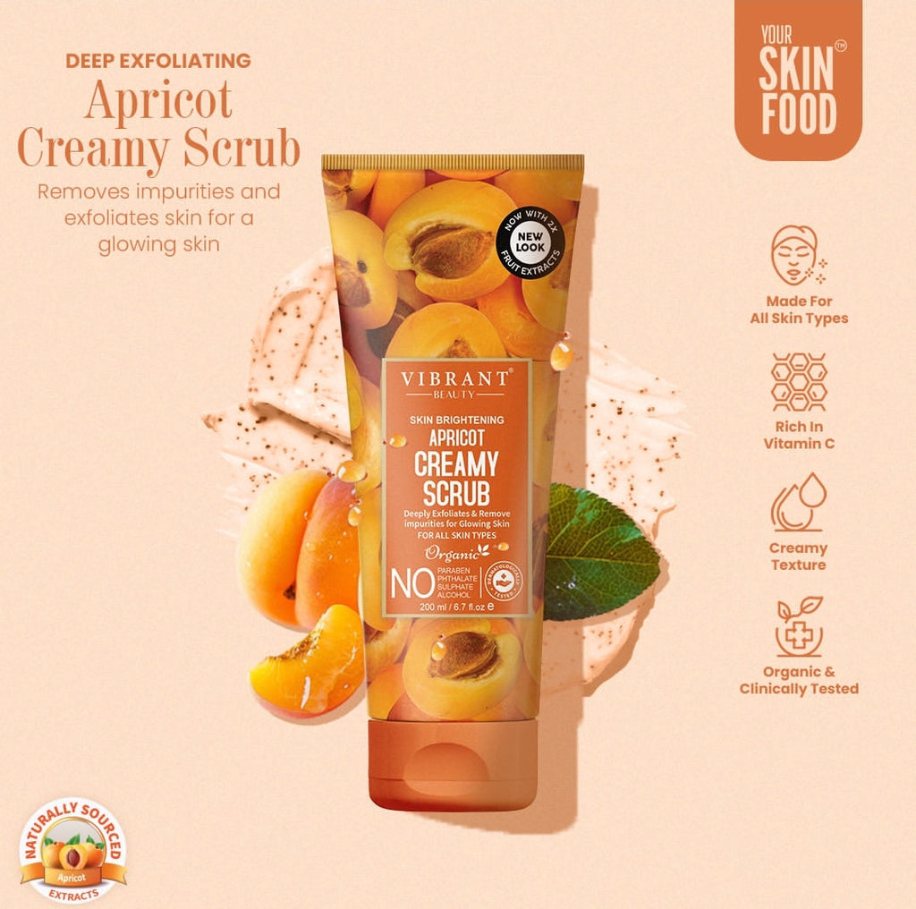 Vibrant Beauty Apricot Creamy Scrub – Aslam Beauty