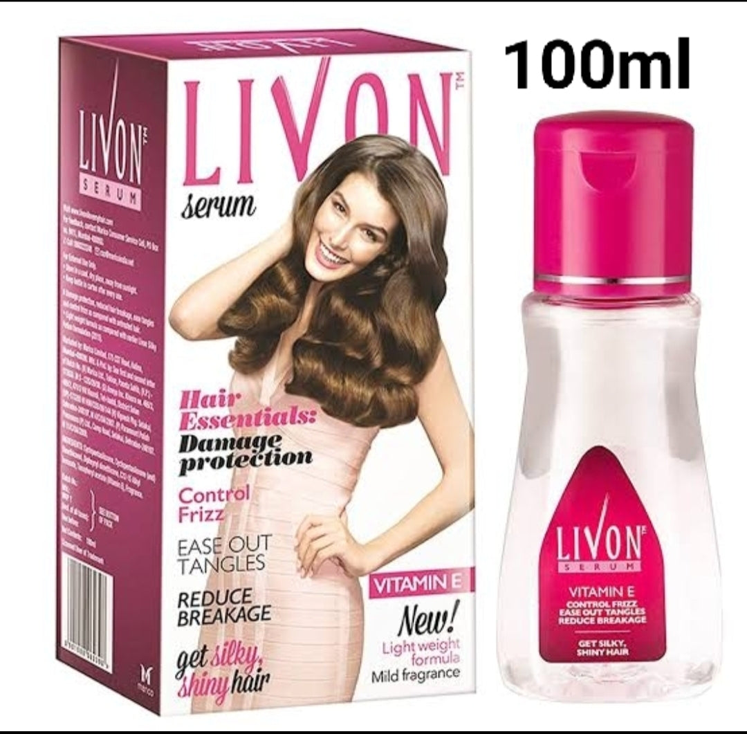 Livon Hair Serum – Vitamin E – 100ml – Aslam Beauty