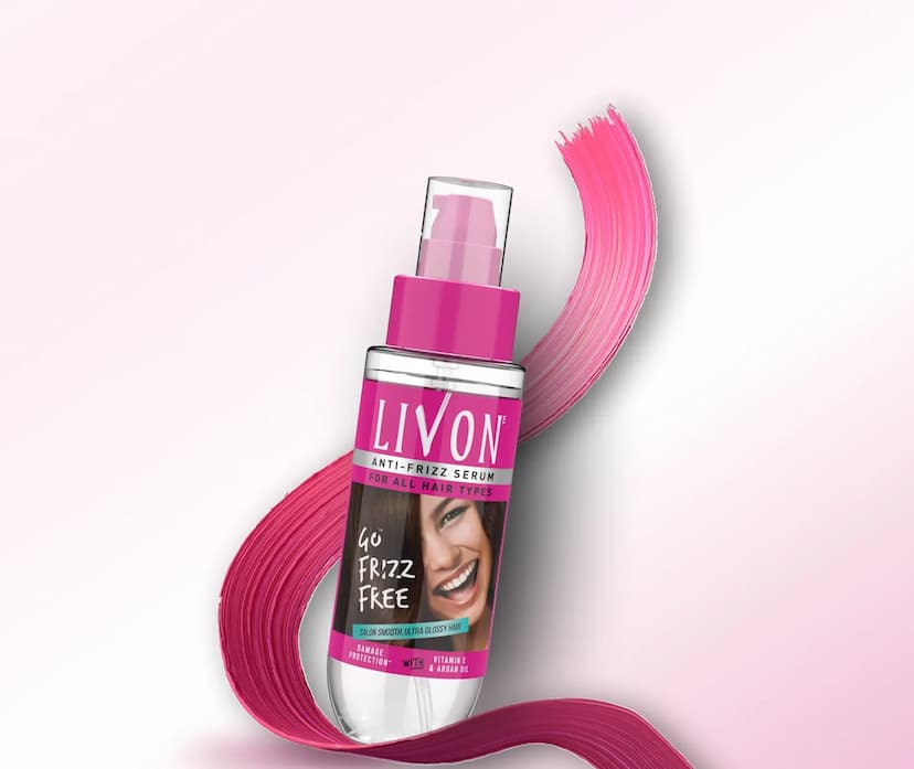 Livon Anti-Frizz Hair Serum – Smooth, Silky & Shiny Hair – Aslam Beauty