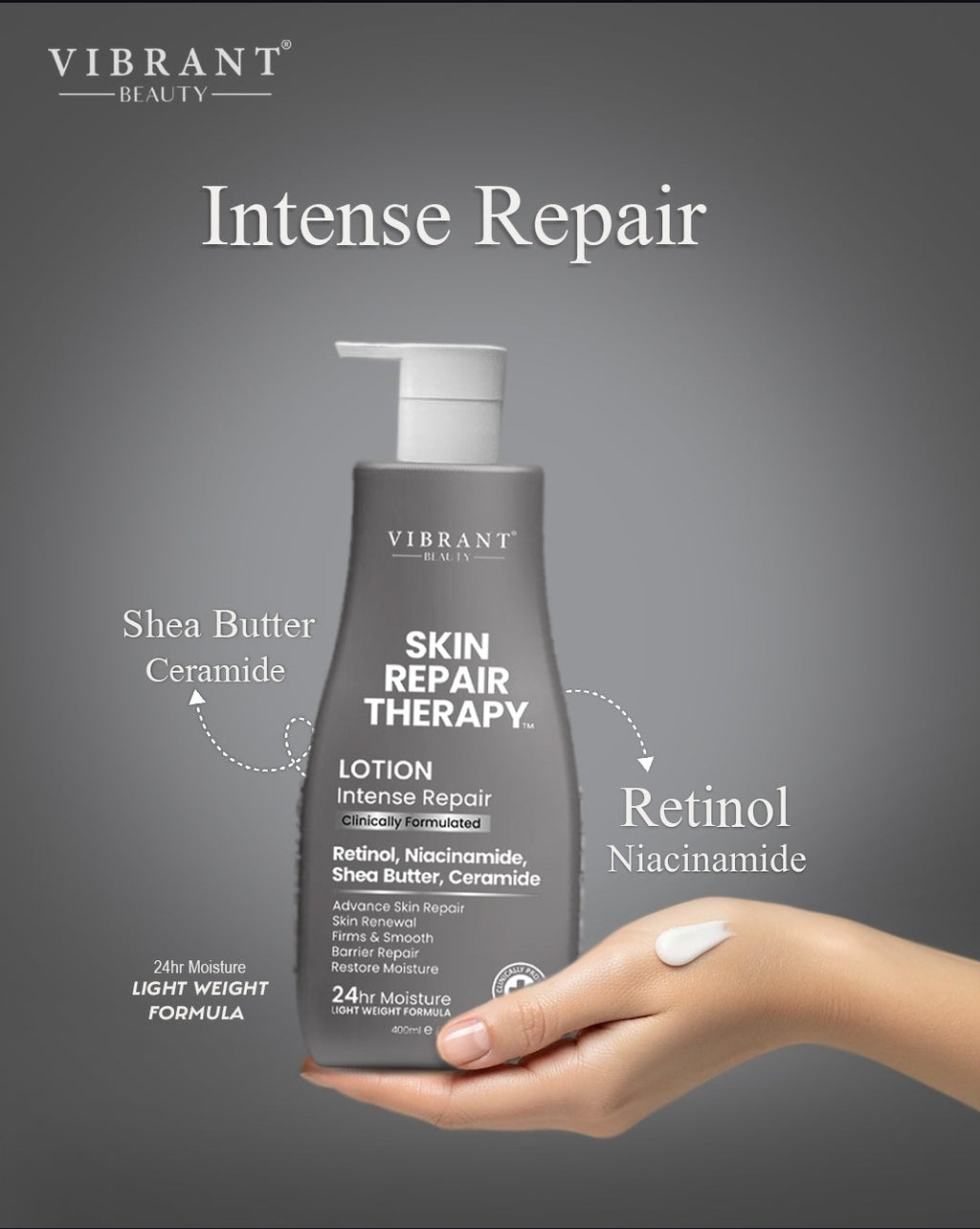Vibrant Beauty Skin Repair Therapy Intense Repair Lotion – 200ml – Aslam Beauty