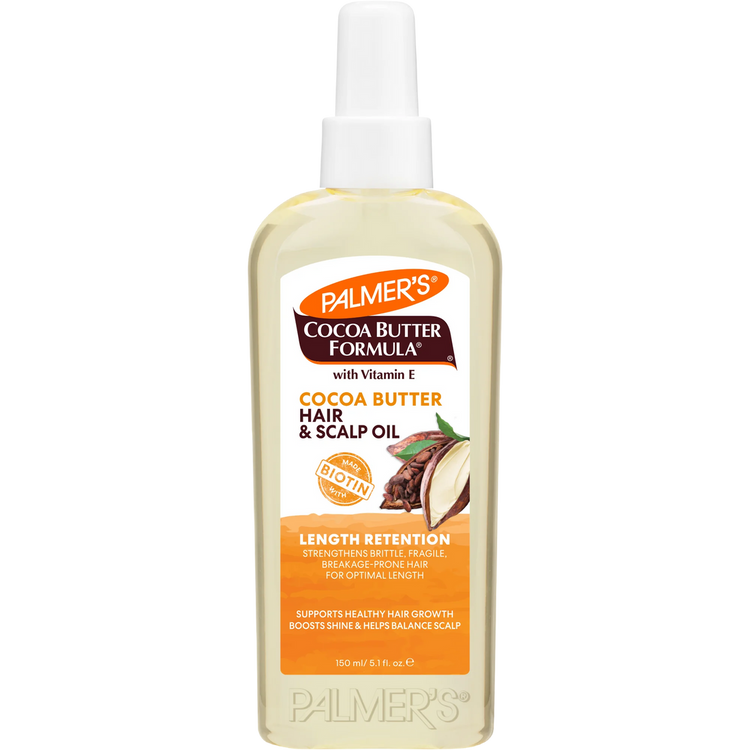 Palmer's Vanilla Hair Oil Spray 150ml bottle – nourishing vanilla oil spray for frizz-free hair