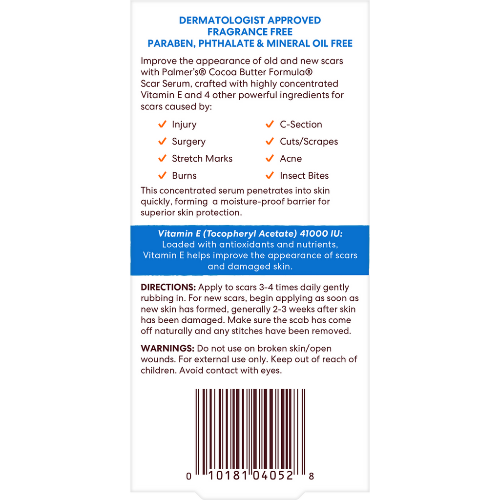 Palmer's Cocoa Butter Formula Vitamin E - Scar Serum for Old – Aslam Beauty