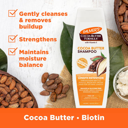 Palmer's cocoa butter biotin shampoo 400ml