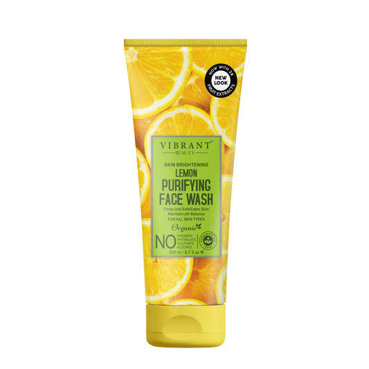 Vibrant Beauty Lemon Purifying Face Wash For Fair and Fresh Skin 200ml