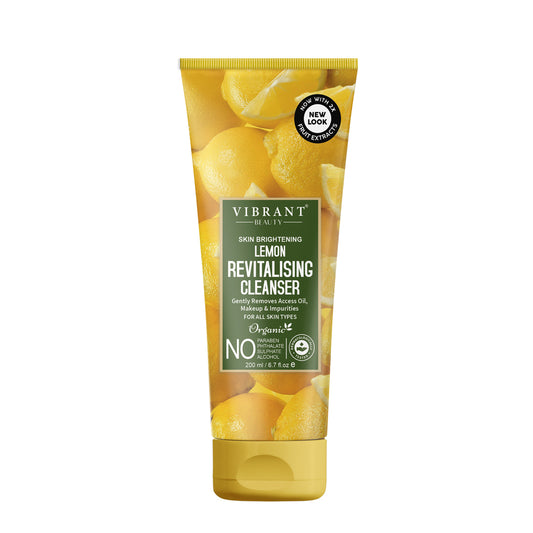 Vibrant Beauty Lemon Revitalizing Cleanser For Fresh and Radiant Complexion 200ml