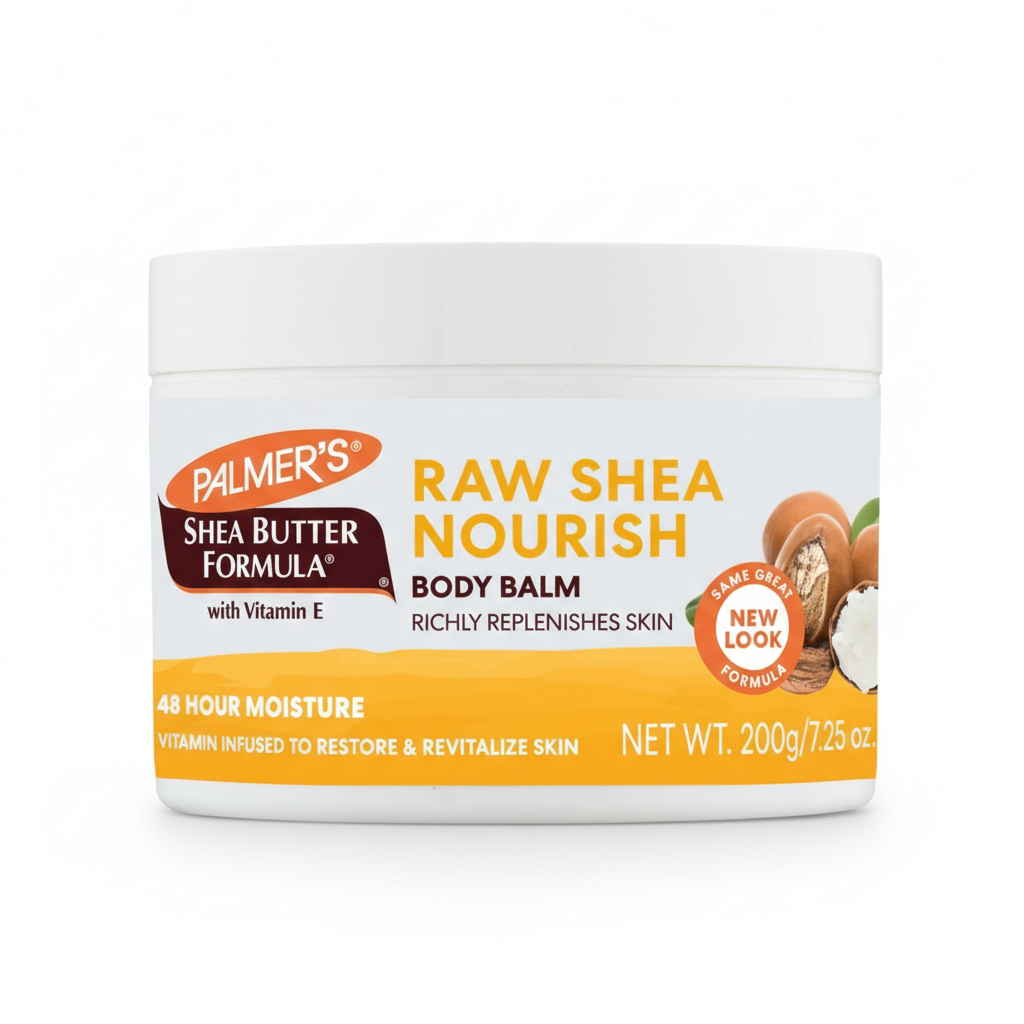 Palmer's Shea Butter Formula Raw Shea Nourish Body Balm Richly Replenishes Skin 48Hours Moisture 200g