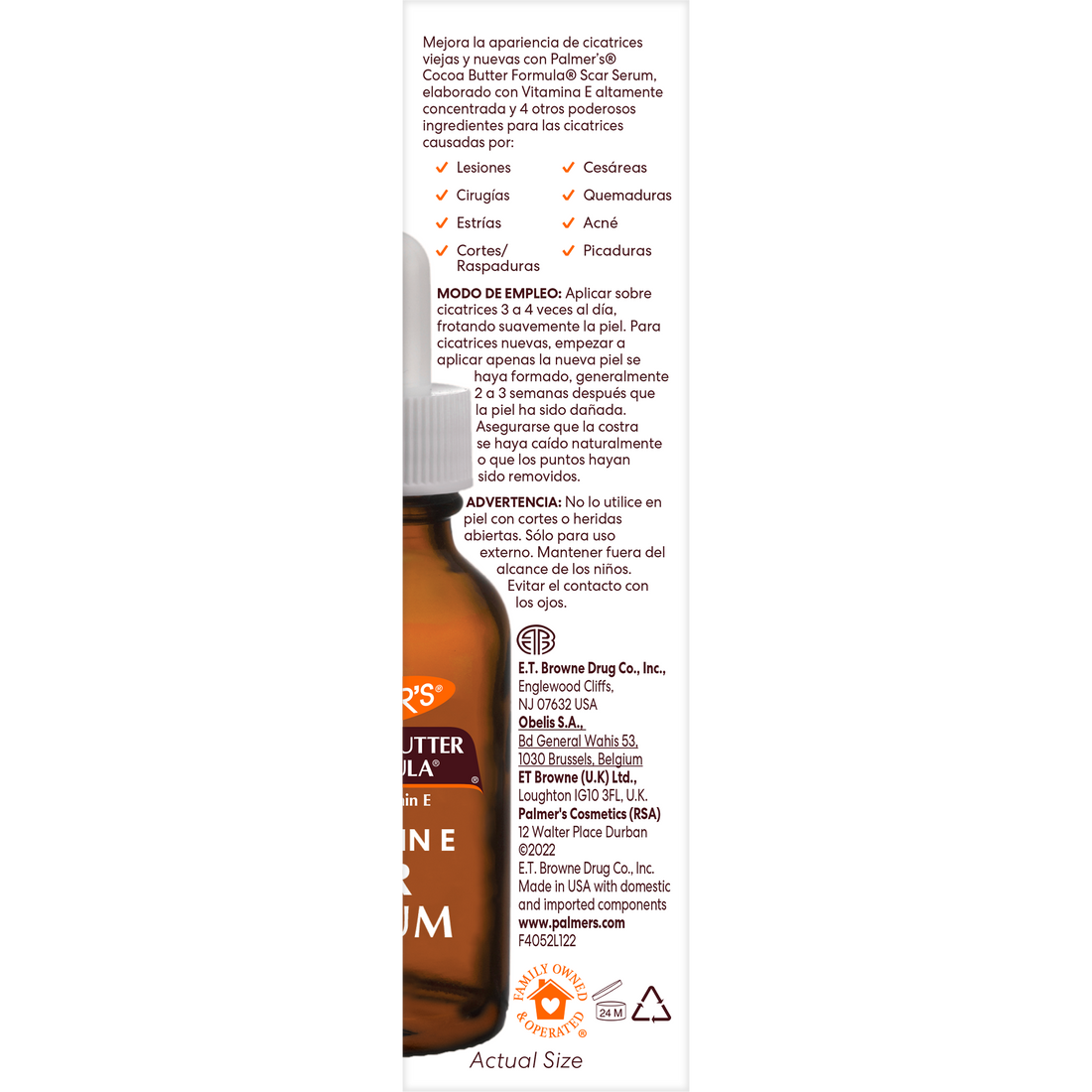 Palmer's Cocoa Butter Formula Vitamin E - Scar Serum For Old and New Scars 30ml