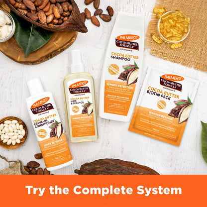 Palmer's Cocoa Butter Formula Biotin Hair & Scalp Oil For Fragile, Breakage Prone Hair For Optimal Length 150ml