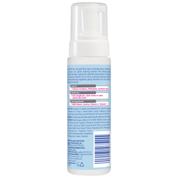 Palmer's Skin Success Dark Spot Correcting Facial Cleanser For Normal To Sensitive Skin 150ml