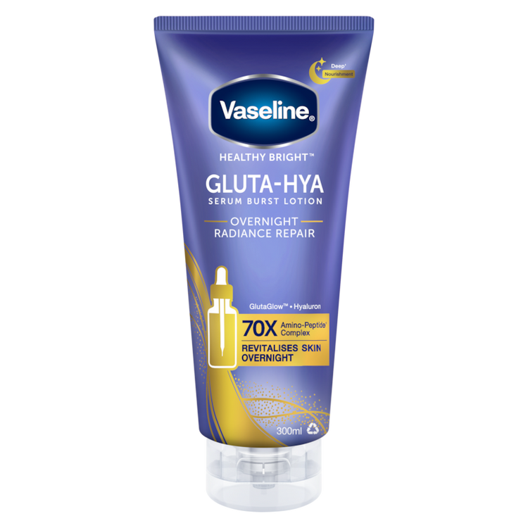 Vaseline Gluta-Hya Serum Burst Lotion Overnight Radiance Repair