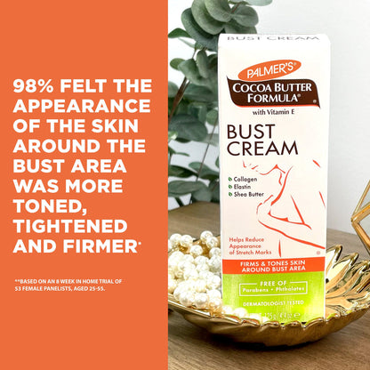 Palmer's Cocoa Butter Bust Firming Cream 125g Firms and Tones Skin Around Bust Area
