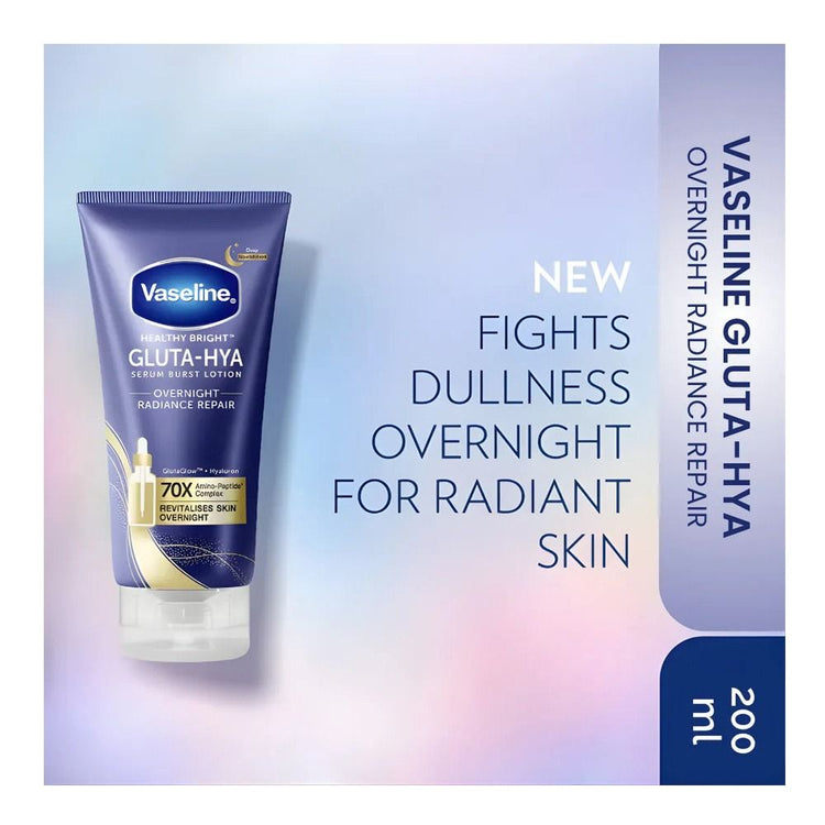 Vaseline Gluta-Hya Serum Burst Lotion Overnight Radiance Repair