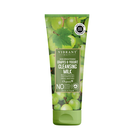 Vibrant Beauty Grapes & Yogurt Cleansing Milk For Radiant Skin 200ml