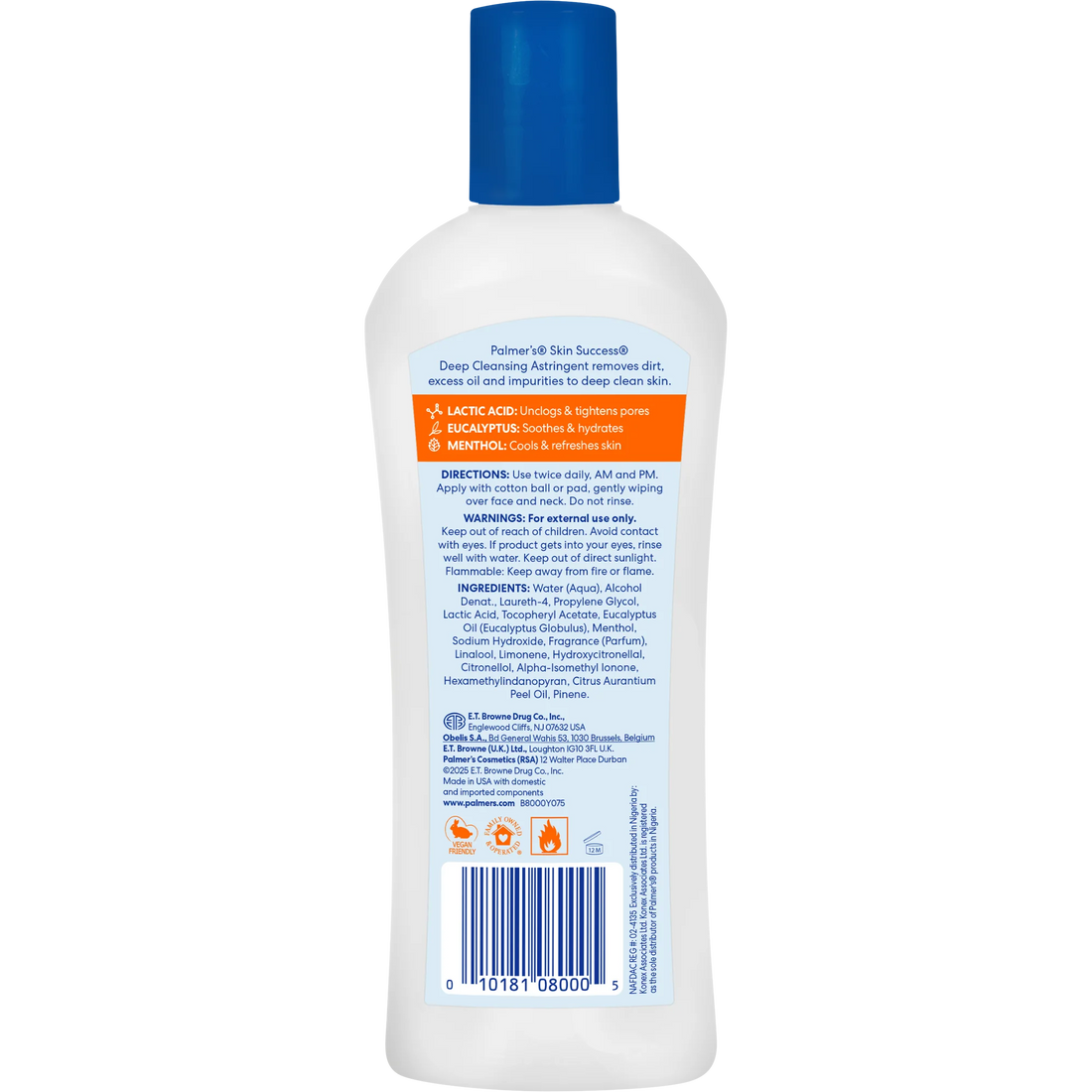 Palmer's Skin Success Anti Dark Spot & Acne Deep Cleansing Facial Astringent 250ml