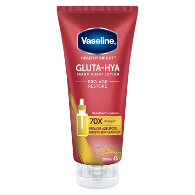 Vaseline® Gluta-Hya Serum Burst Lotion Pro-Age Restore