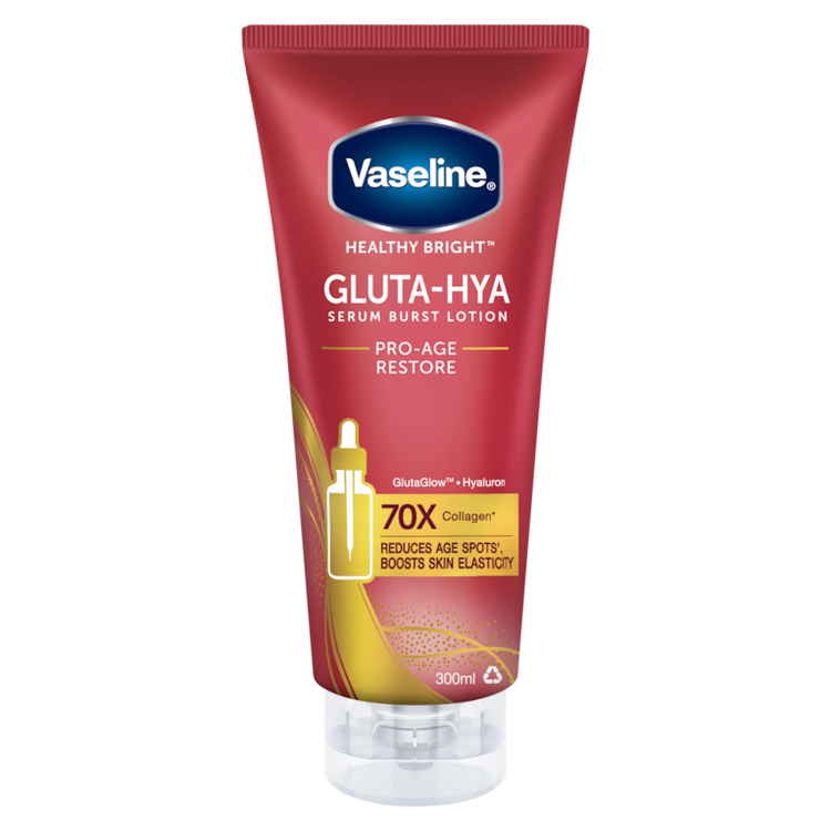 Vaseline Gluta-Hya Serum Burst Lotion Pro-Age Restore