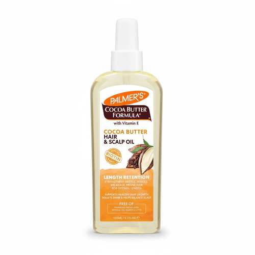 Palmer's Cocoa Butter Formula Biotin Hair & Scalp Oil For Fragile, Breakage Prone Hair For Optimal Length 150ml