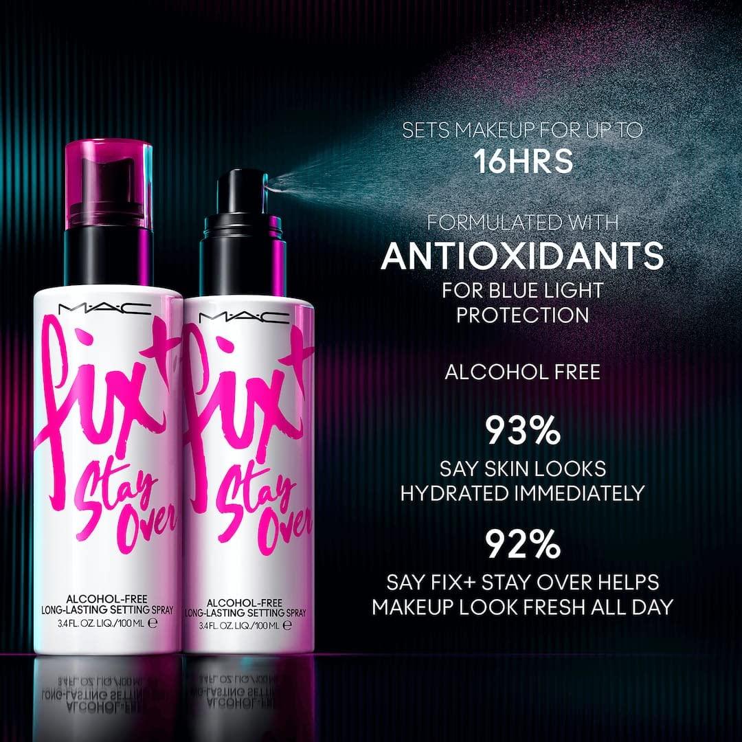 MAC Fix+ Stay Over Alcohol-Free 24HR Setting Spray 100ml & 30ml