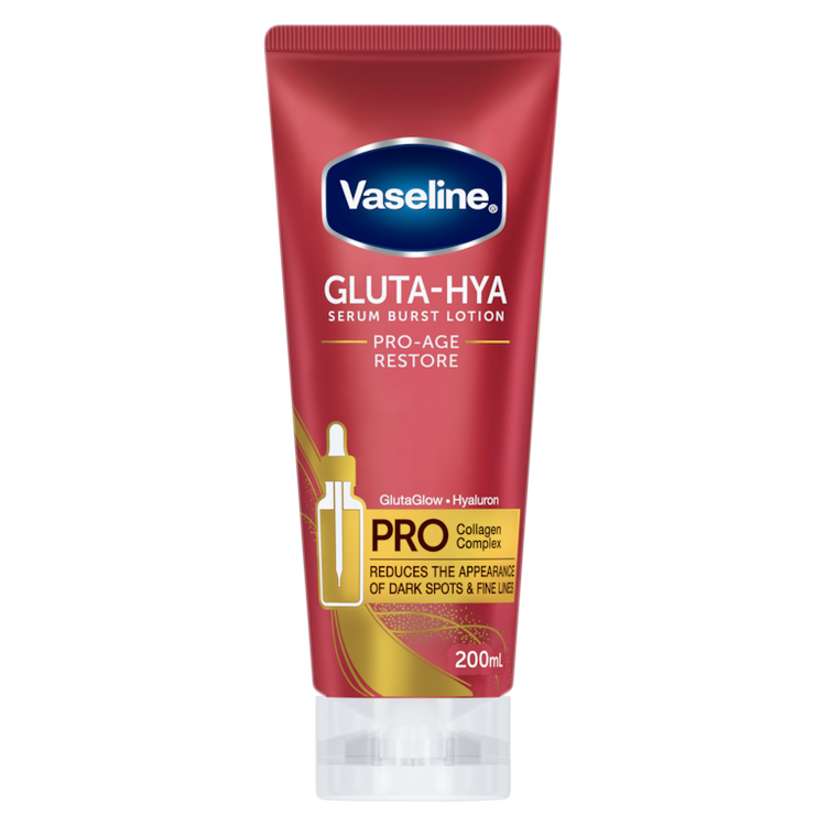 Vaseline Gluta-Hya Serum Burst Lotion Pro-Age Restore