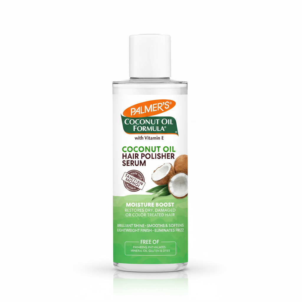Palmer's Coconut Oil Formula Hair Polisher Serum For Moisture Boost Restores Dry, Damaged & Color Treated Hairs